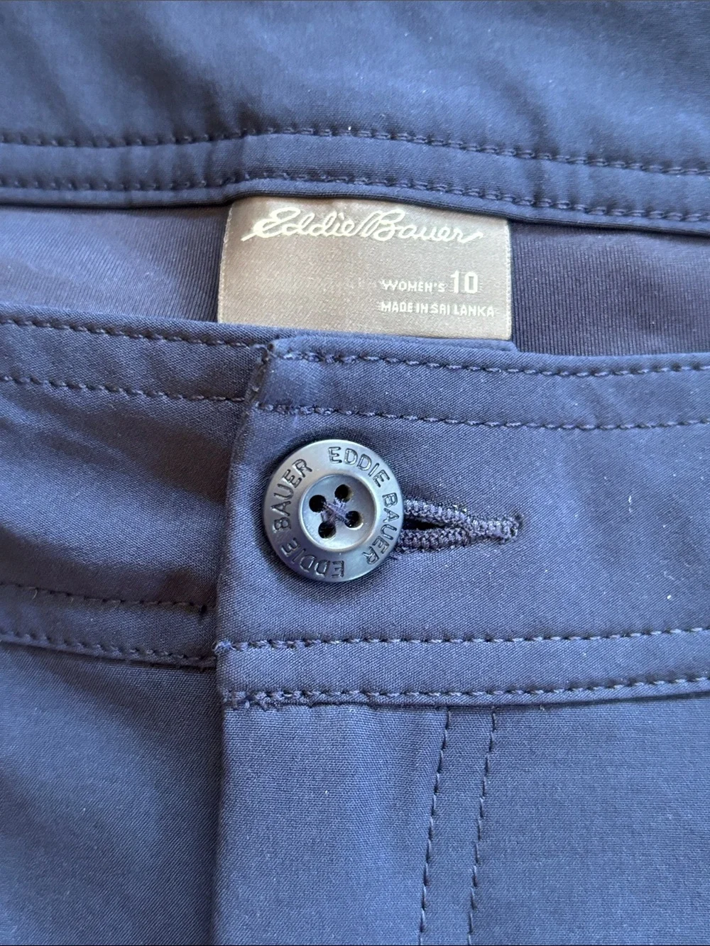 Eddie Bauer Blue‎ Stretch Cargo Skort Size 10